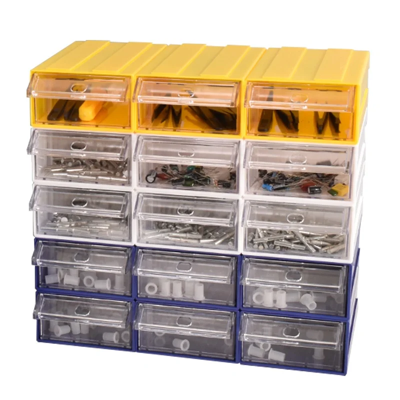 Stackable Plastic Parts Drawer & Industrial clear Box for Nail and Screw