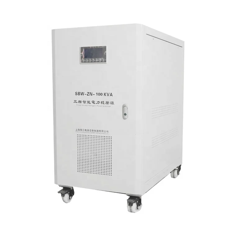 Servo Type Voltage Regulator 100KVA 120 KVA 150KVA AC 380V 440V Three Phase SBW Industrial Voltage Stabilizer