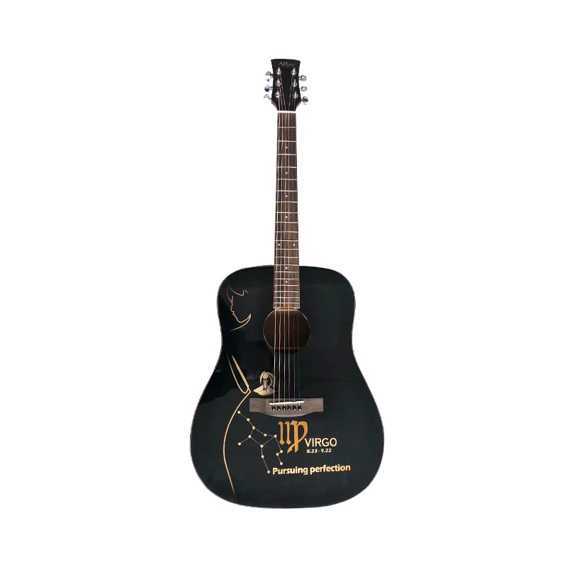 38 inch beginner key holder wall mount marsshall acoustic electric with equalizer classic Folk guitar