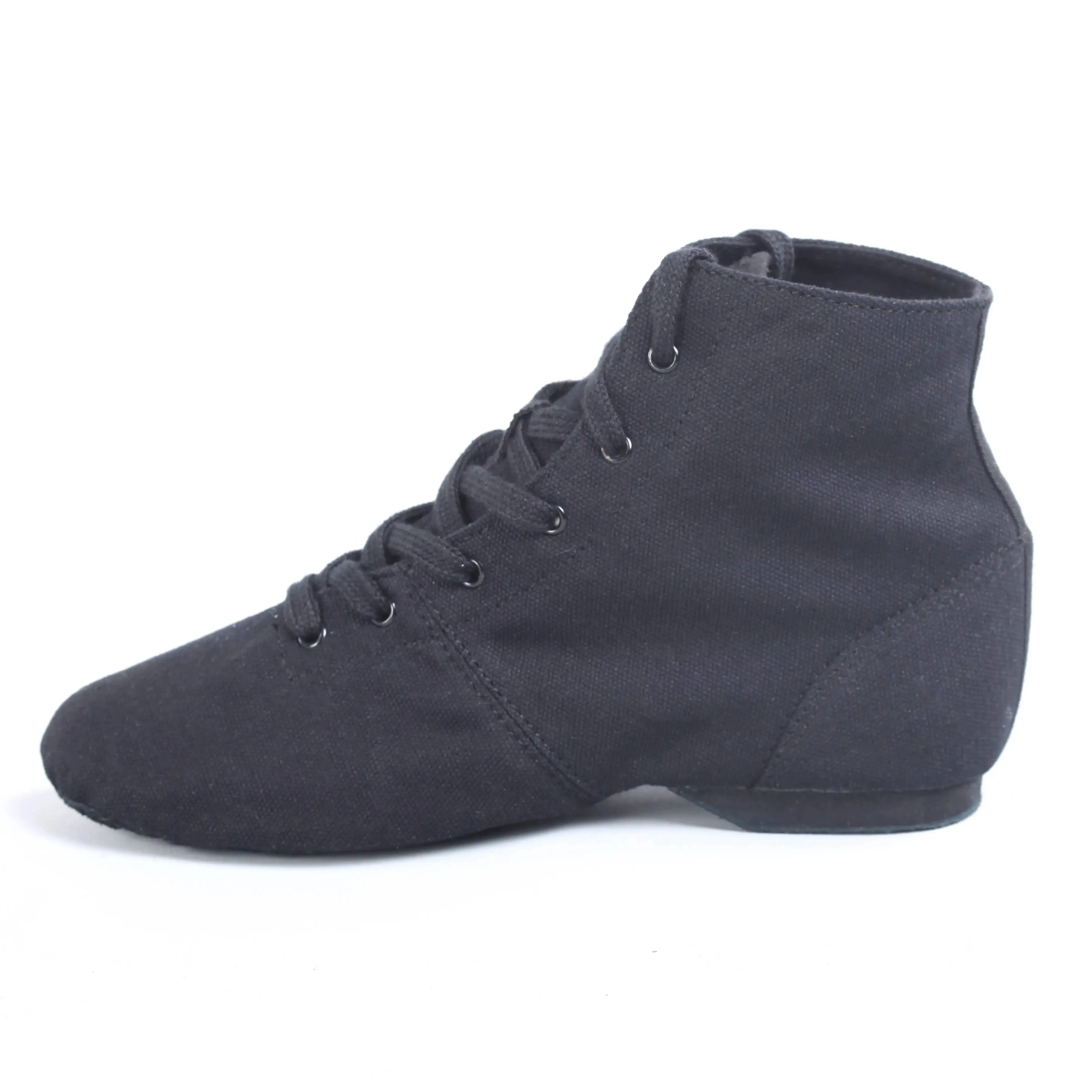 Dttrol D011002 Baili Dance Wholesale High Quality Canvas Lace Up High Top Jazz Boots Classical Practice Dancewear for women