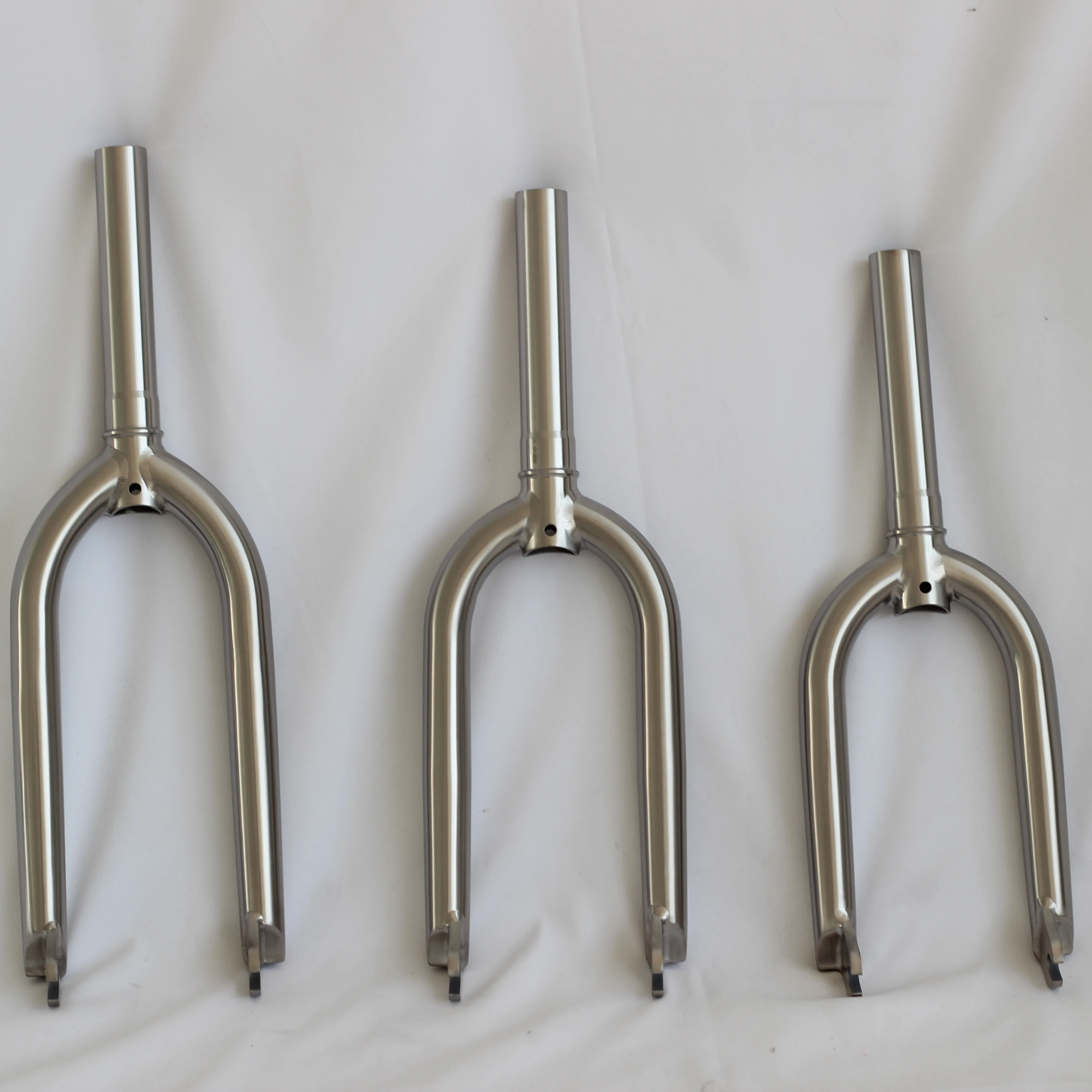 Custom Titanium BMX Fork 20 Inch Straight Steerer for V Brake on Bicycles