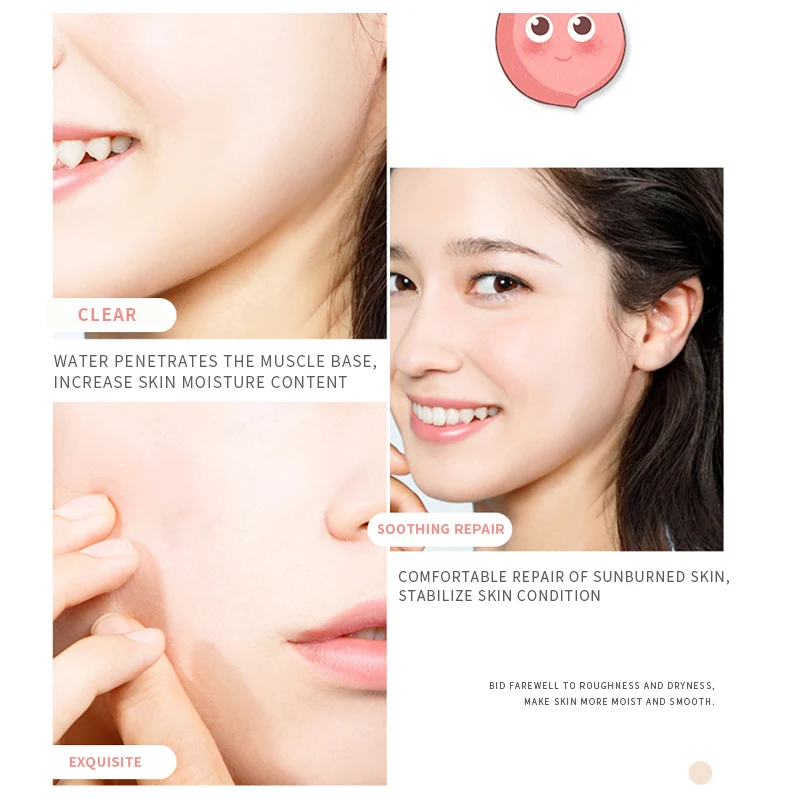 SERSANLOVE Hot Sale Organic Face Skincare Hydrating Peach Toner Anti Aging Facial Astringent Essence Toner Korean OEM Adults