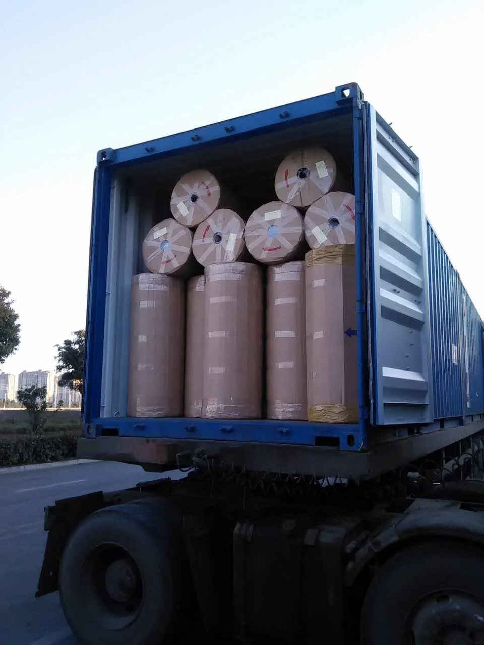 clear Box Packing Sealing Tape Super Jumbo Roll Adhesive Bopp 1280mm X 4000M 50mic