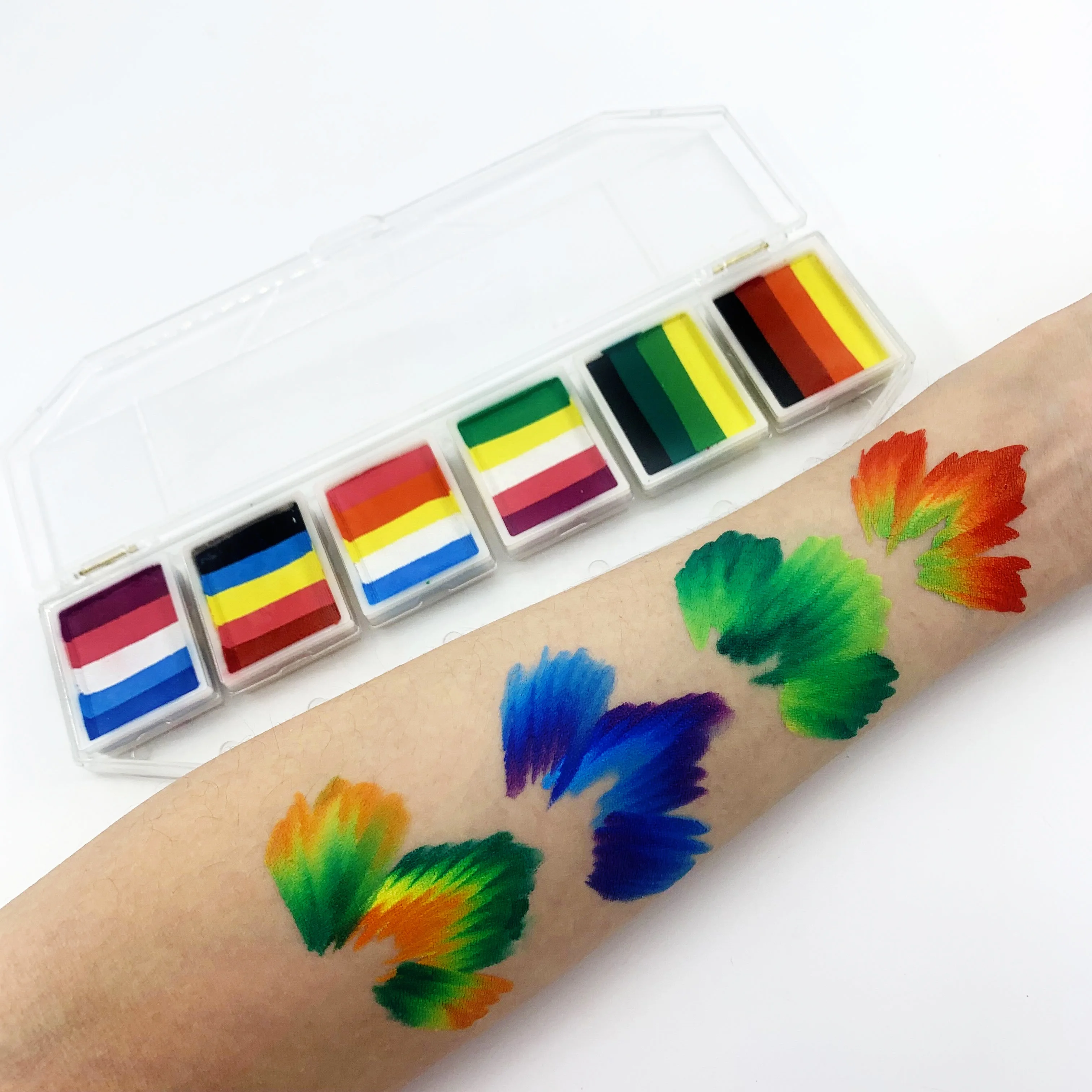 2023 Professional Eco-Friendly Face Paint Kit Non-Toxic Water-Based Customizable Colors for Halloween from Manufacturer