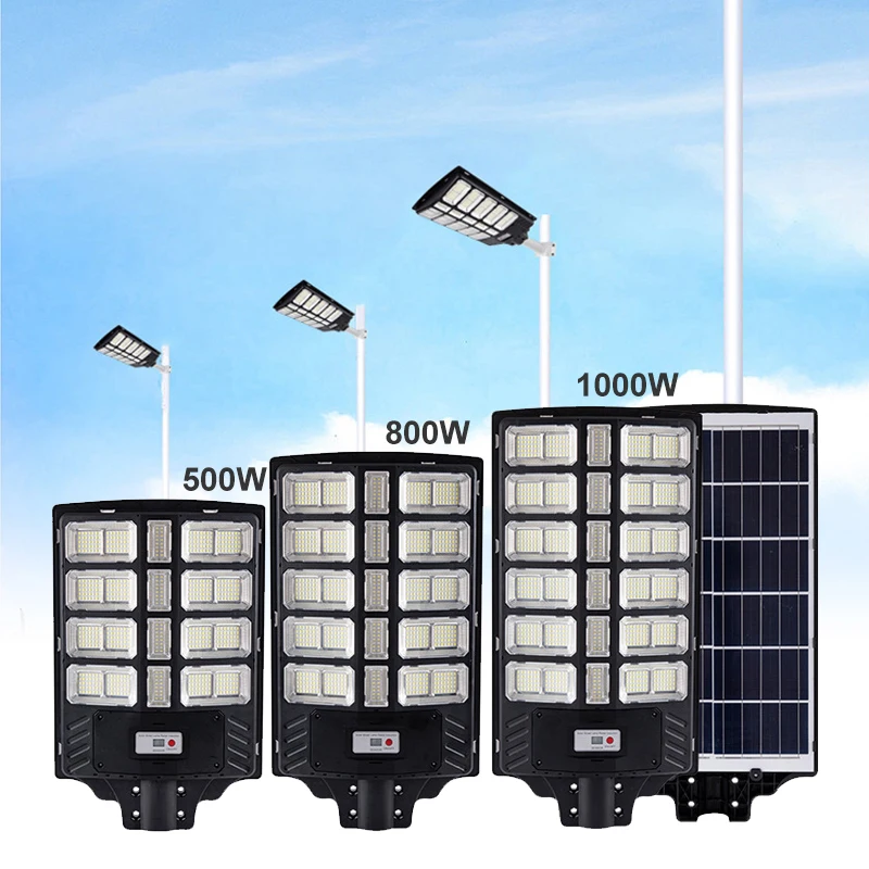 Hot Selling Outdoor IP65 Waterproof LED Road Lamp Customized All In One LED Solar Streetlight