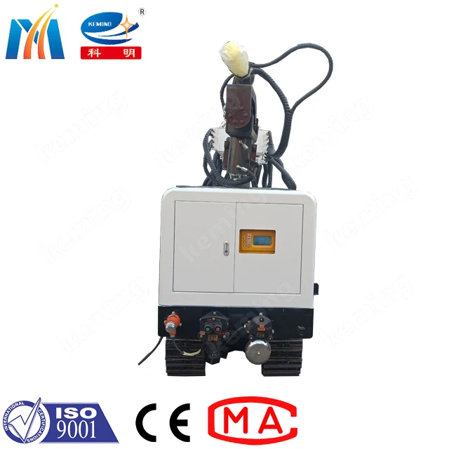 360 degree concrete spraying 6m height spraying arm concrete shotcrete robot with remote control