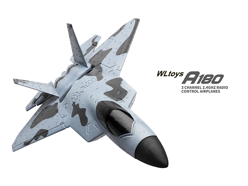 Wltoys XK A180 F22 самолет с дистанционным управлением 2 4 г бесщеточный двигатель 3D 6 стабильность системы 3 Ch 200 м Пульт дистанционного управления расстояние RTR