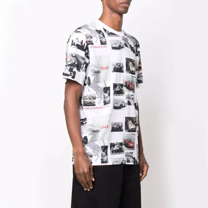 DiZNEW China Factory Wholesale Man polyester T-Shirt Car Print Promotional Custom Basic Plain Men O-neck Blank T-shirts