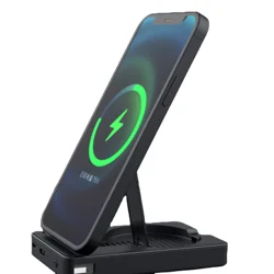 5000mah Magnet Wireless Power Bank  For Iphone for Xiaomi with Retractable Stand and Slim Design Powerbank