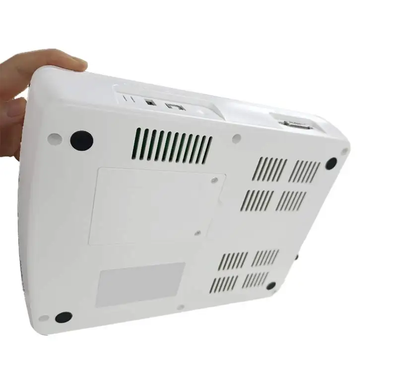 1/ single channel ecg machine with battery support USB flash disk and SD card ekg ecg recorder homecare