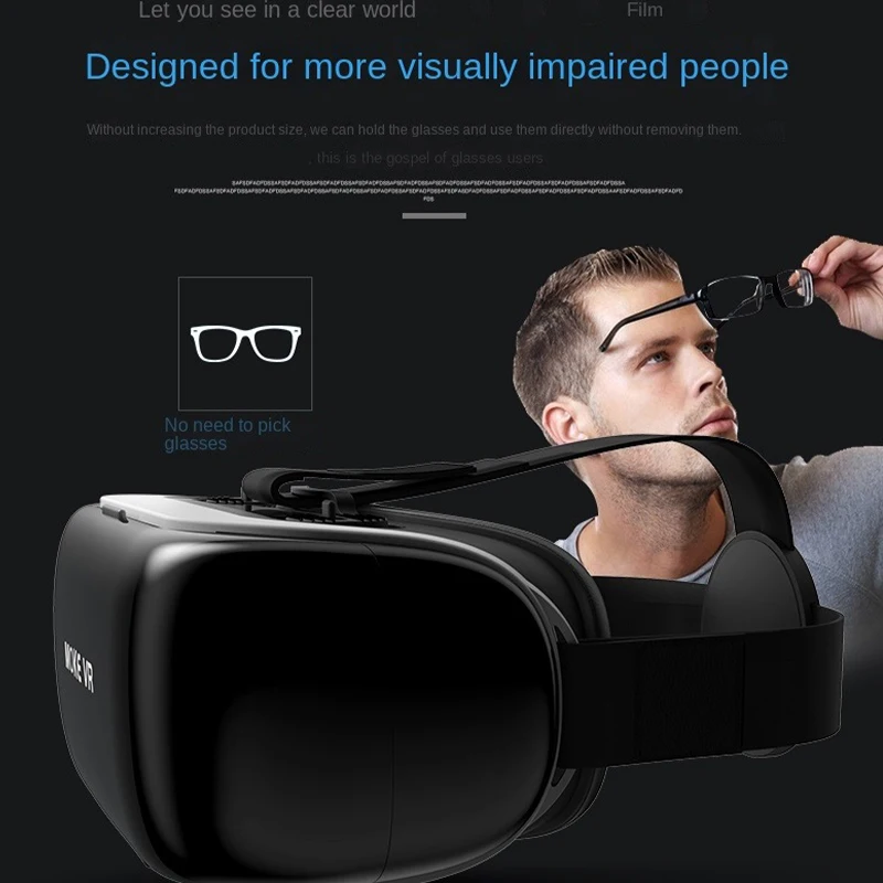 3D Glasses Moke Magic Shell 2nd Generation Virtual Reality Smart VR Glasses Head-mounted VR Headsets Fast Shipping