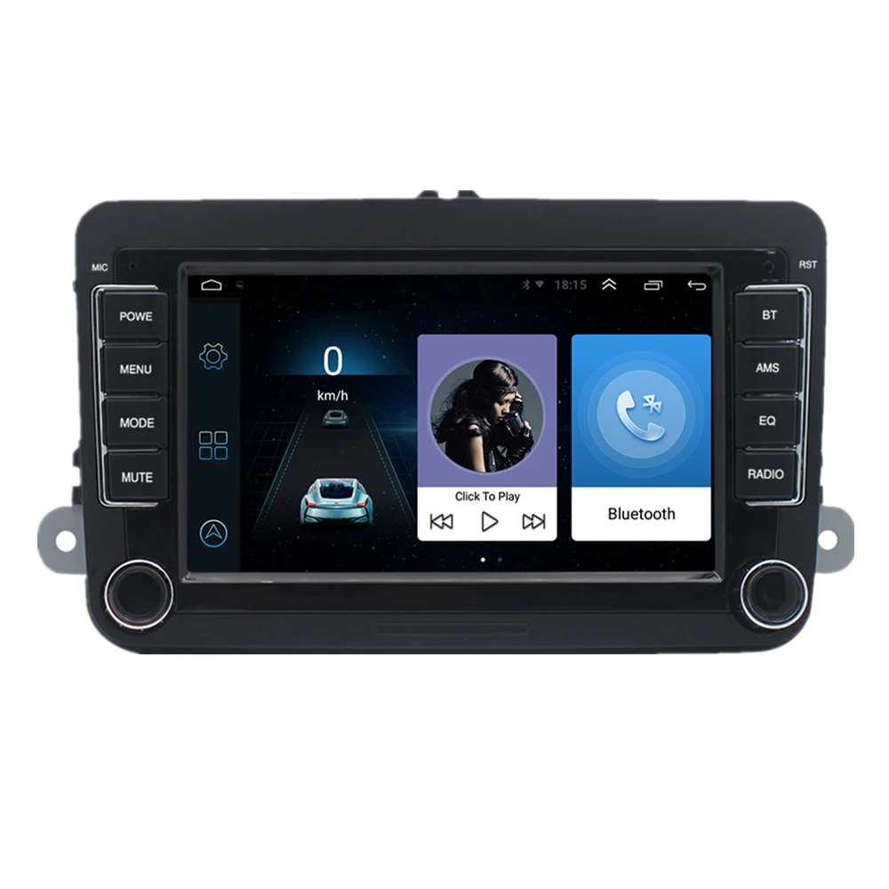 7021A android car radio gps player for volkswagen VW golf polo 7 inch car stereo video DVD player touch screen wifi blue tooth