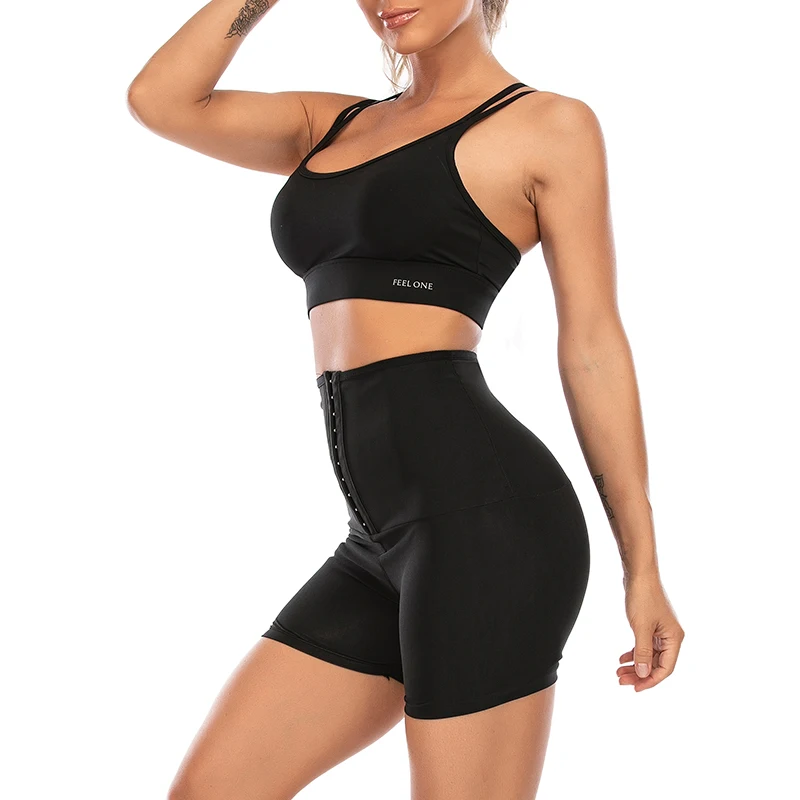 
Fat sweat burn Thermo waist trainer neoprene sauna body shaper slimming short leggings sauna pants for women 