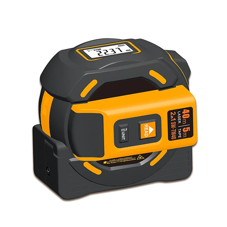 
GYGN Custom Tape Measure with Laser Distance Meter - Small Digital Steel Length Measuring Customized Logo Printing ABS Shell 