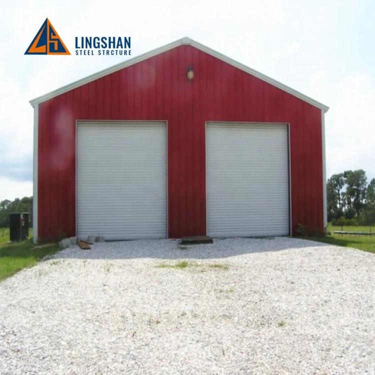 Sandwich Panel Cladding Prefabricated Metal Frame Storage Shed Steel Structure Building