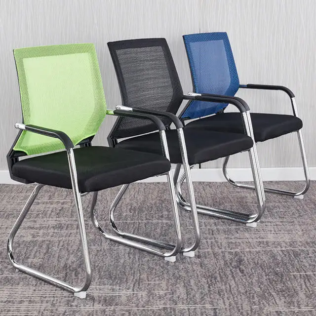 Mesh Chair For Office No Wheel Fixed Base Conference Meeting Room Visitor Chair Office Chair Armrest