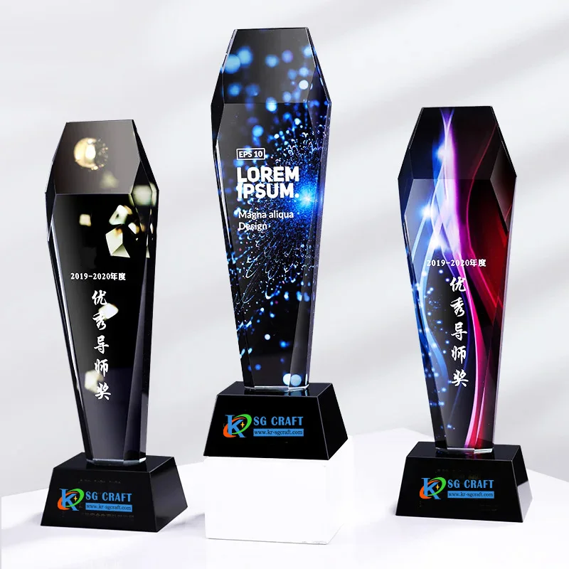 Custom Laser Engraving Cricket K9 Crystal Souvenir Ball Tennis Sports Trophy For Cricket Match