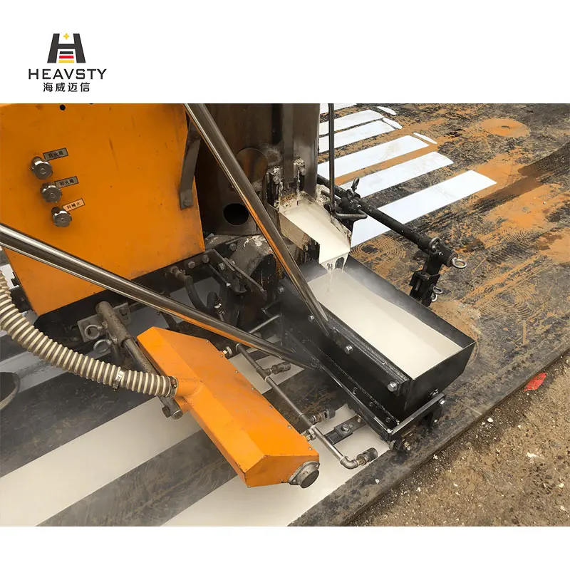 Thermoplastic Line Striping Solutions Hand Push Thermoplastic Road Line Marking Machine for Sale