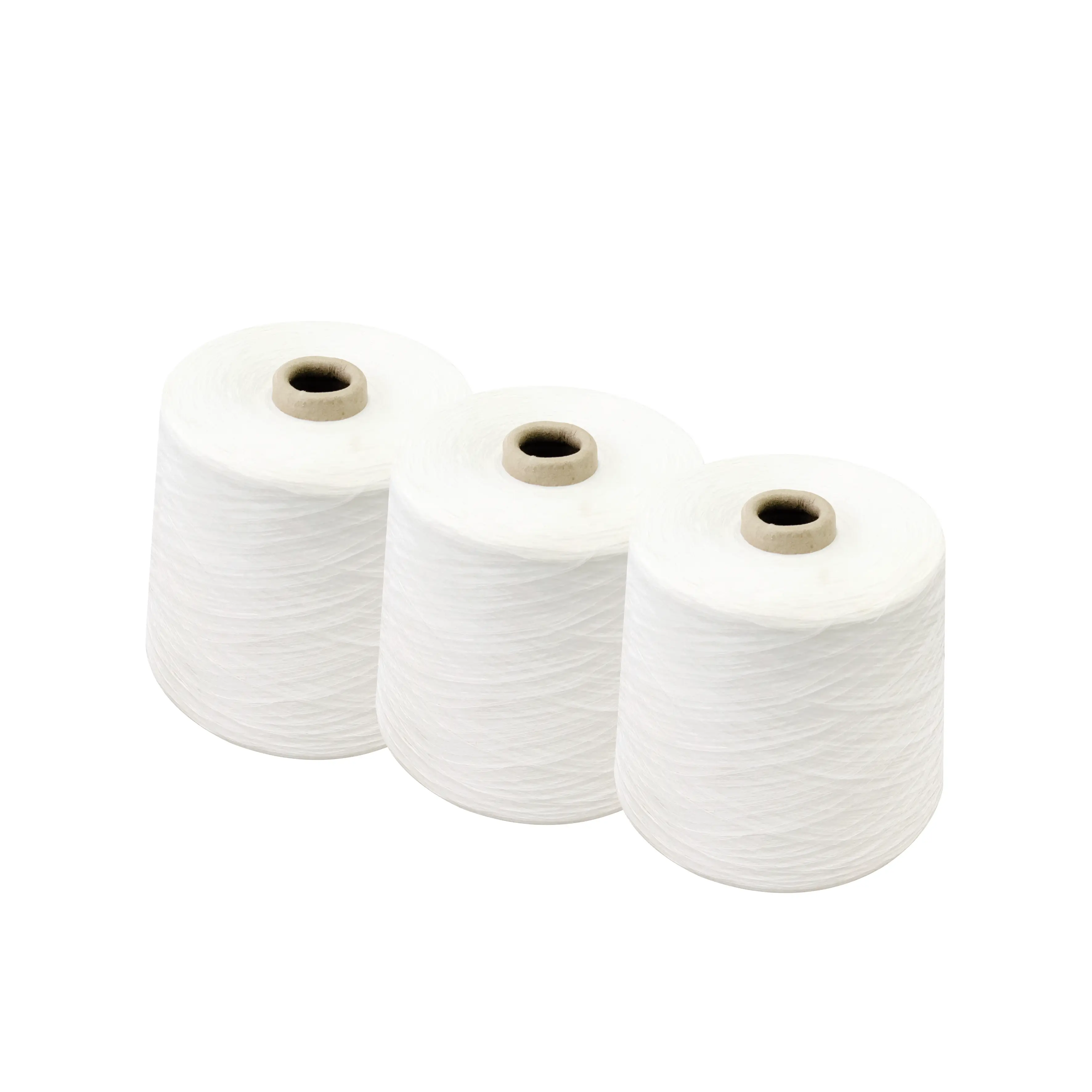 30Ne Органическая 100% хлопчатобумажная пряжа необработанная белая заводская