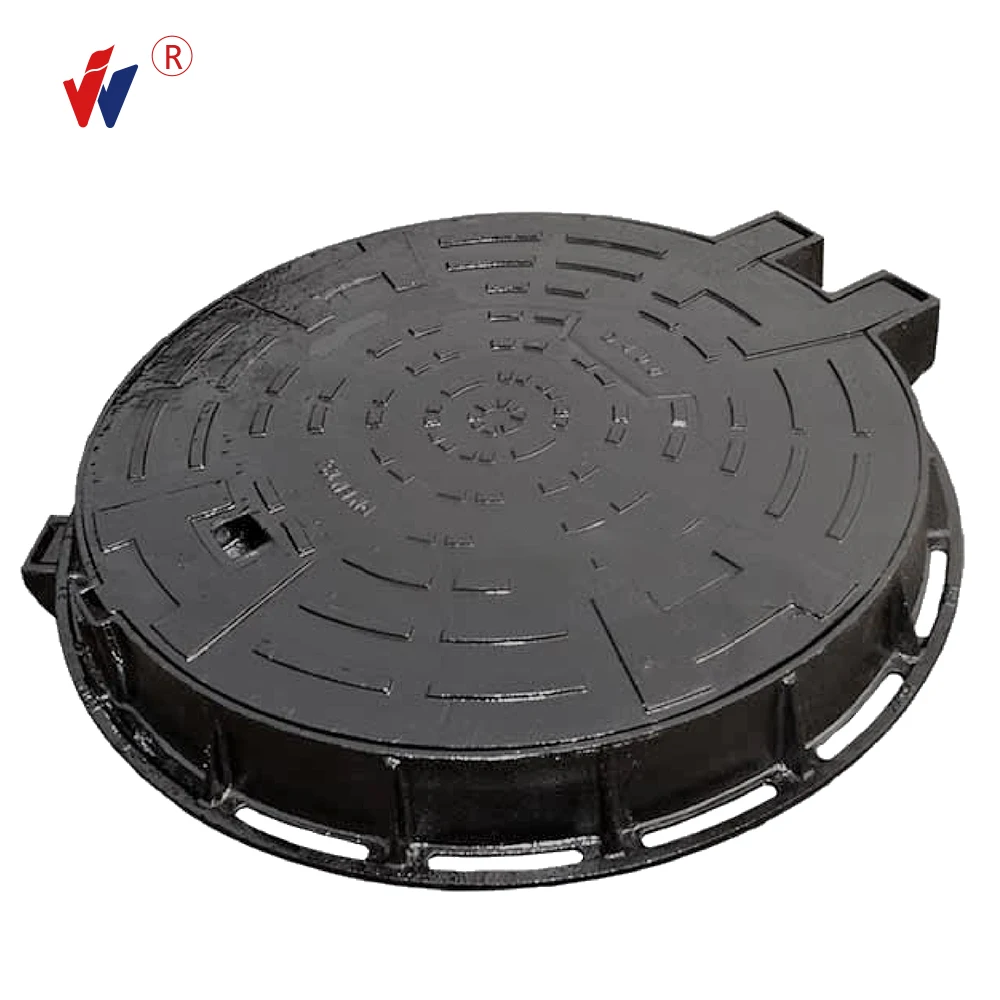 B125 Square Manhole Cover and Grate hinge manhole cover ductile cast iron manhole cover