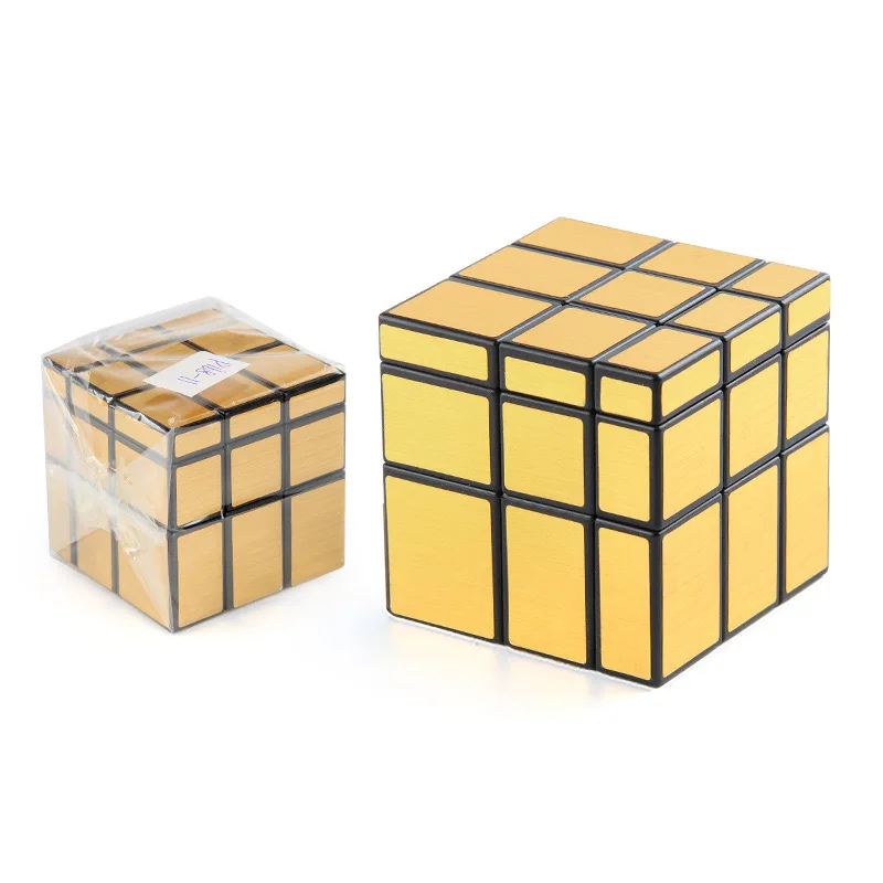 Hot sale mirror 3D plastic 3x3x3 puzzle magic cube for kids fast Stress Relief fidget toys game magic cube