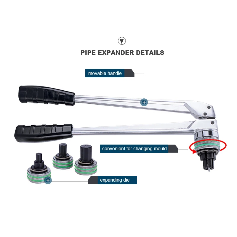 Pex-1632 Manual Hydraulic Mechanical Axial Pressing Tool Set  for For Pressing Fitting And Pipe With Pressing Cutting Expending