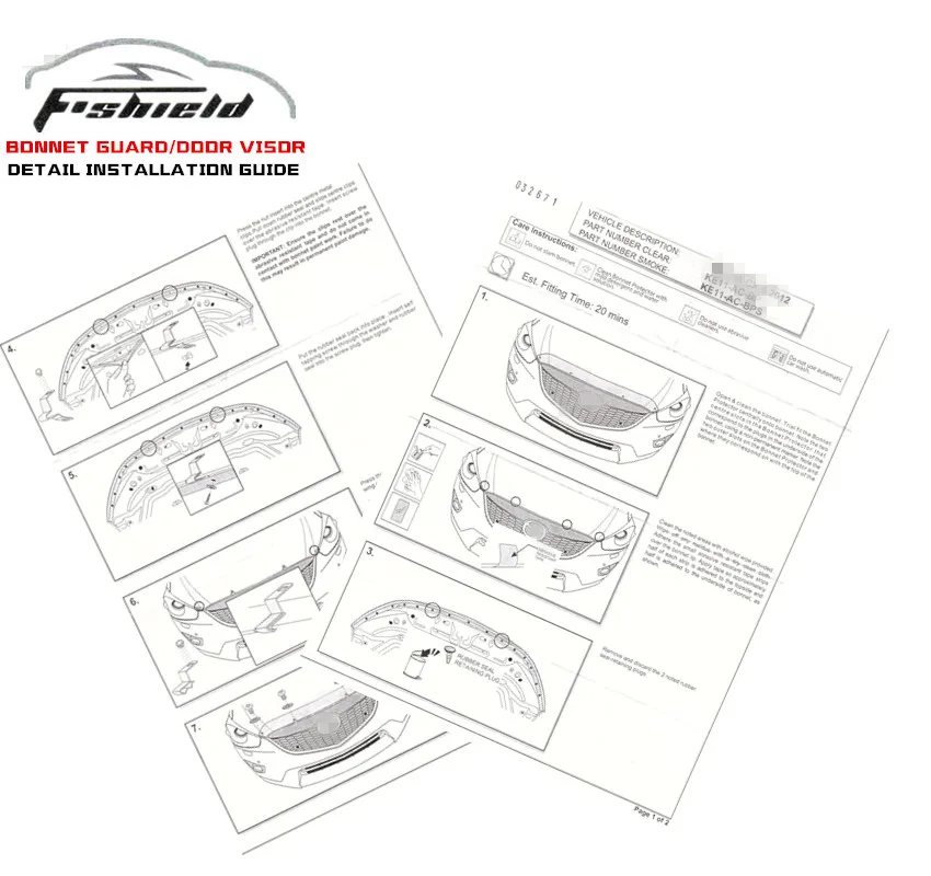 Auto Spare Parts Window Visor Bonnet Guard For Toyota Hilux Revo 2015-17 19 20