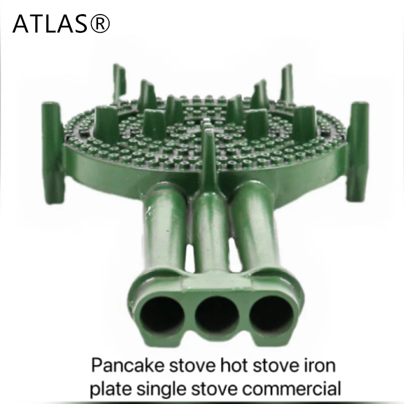 Portable Iron Infrared Gas Stove Burner for Kitchen Outdoor RV with Single and 3 Burners Cast Iron Surface