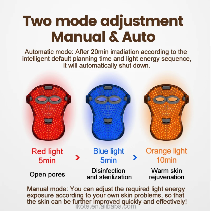 Rechargeable Red Led Mask Light Therapy Silicone Led Facial Mask For Skin Care Machine Other Home Use Beauty Equipment