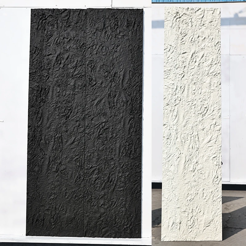 Eco-friendly PU Small crushed stone moisture resistant wall panel  decorative culture brick  building material