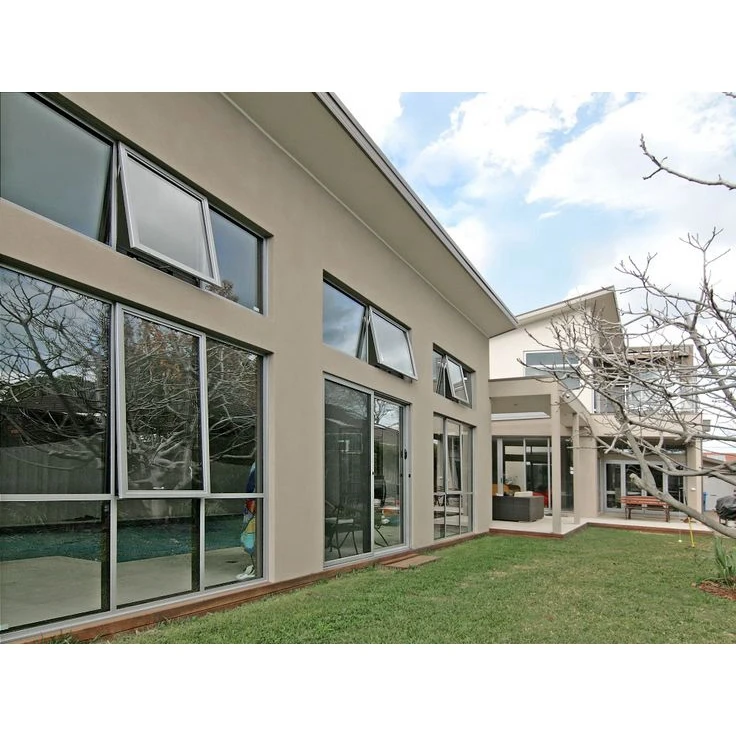 used commercial glass bronze color awning window for building