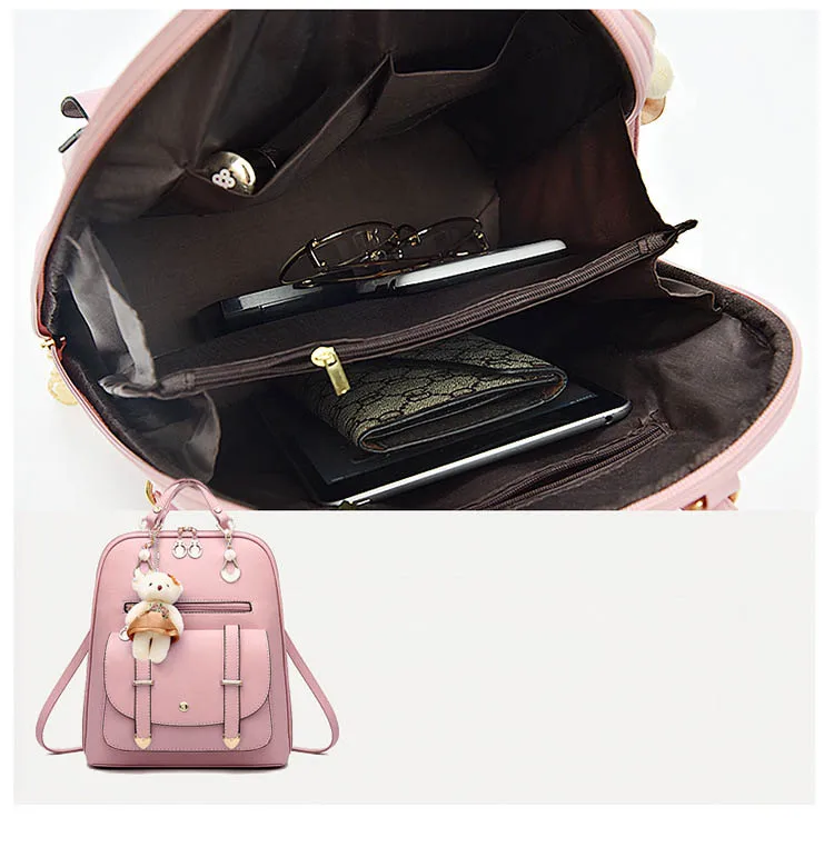 female lady shoulder backpack bag