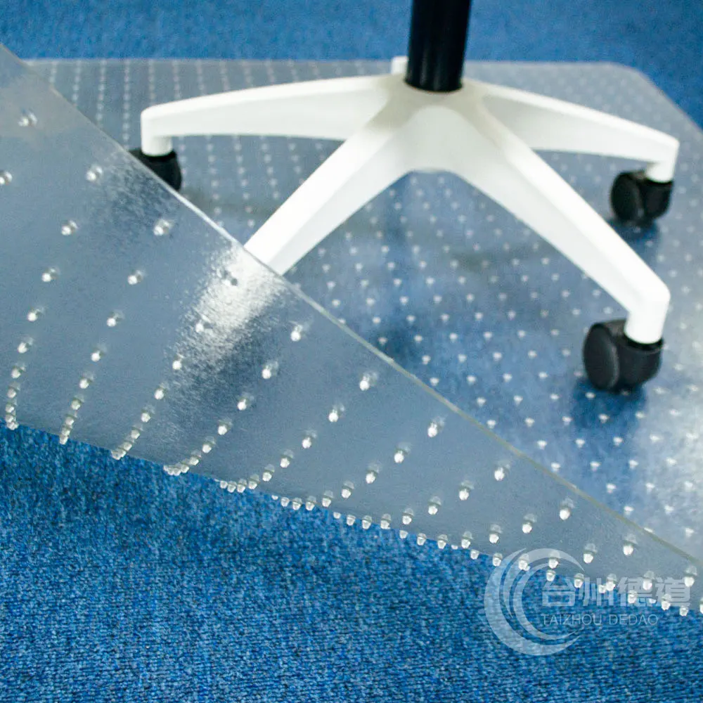 PVC Vinyl  Floor Protectors For Rolling Chairs Protector Clear Chair Mat Decorative Chair Mats, Factory Direct Sale