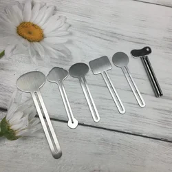 New Design Key Shape Silver Stainless Steel Tooth Paste Dispenser Metal Toothpaste Dispenser Face Cream Tube Squeezer Toothpaste