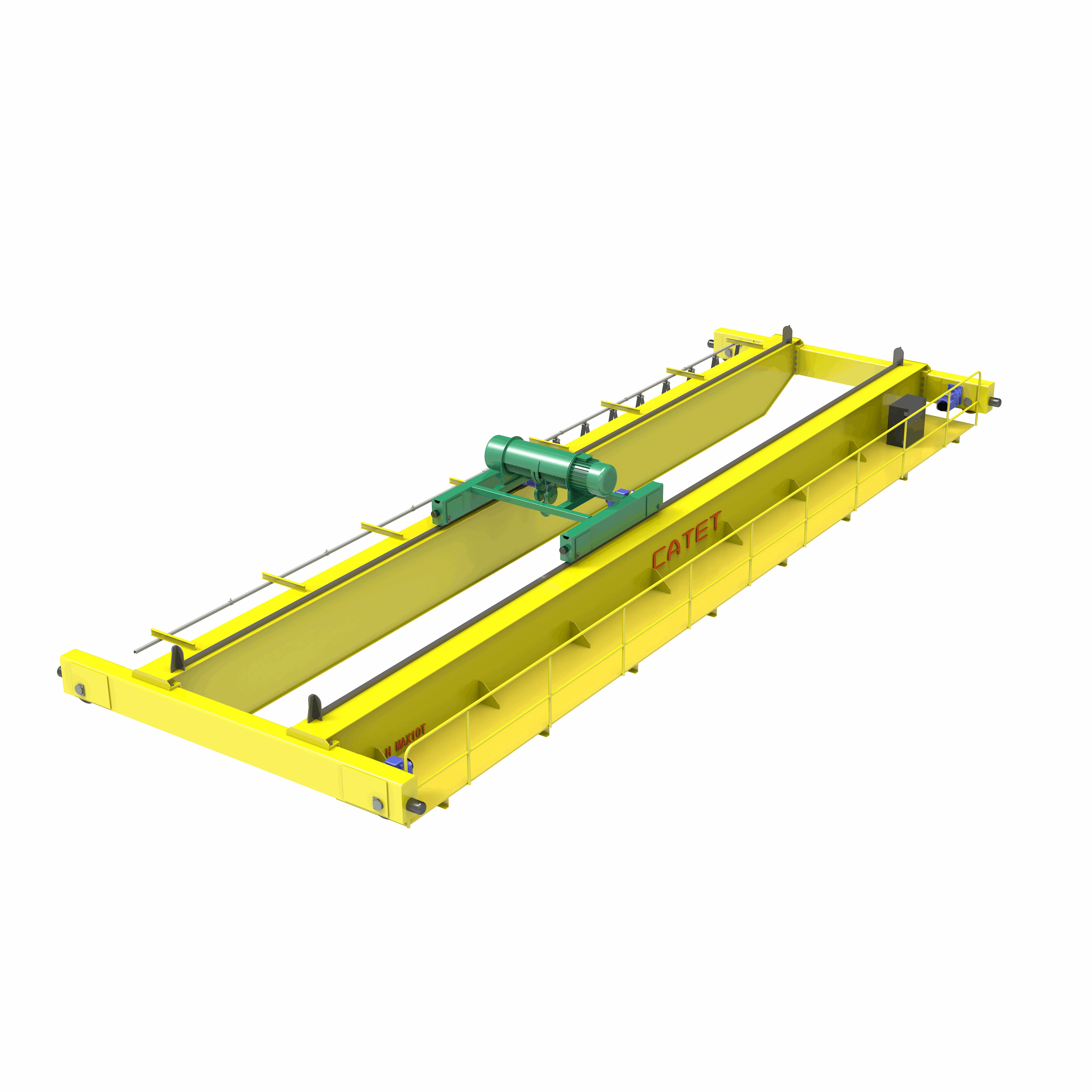 Save space Indoor NEW Design A7 A3 60 tons Double girder bridge crane easy installation maintenance plant material handing