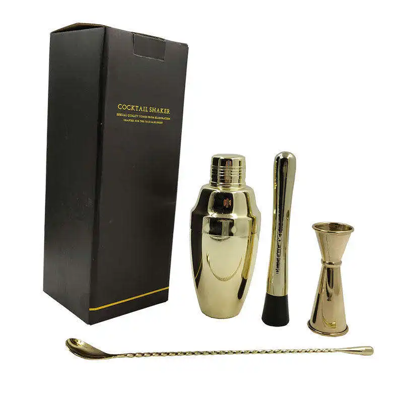 wholesale price barware set accessories jigger cocktail shaker for mixologist stainless steel cocktail shaker mixer barmen set