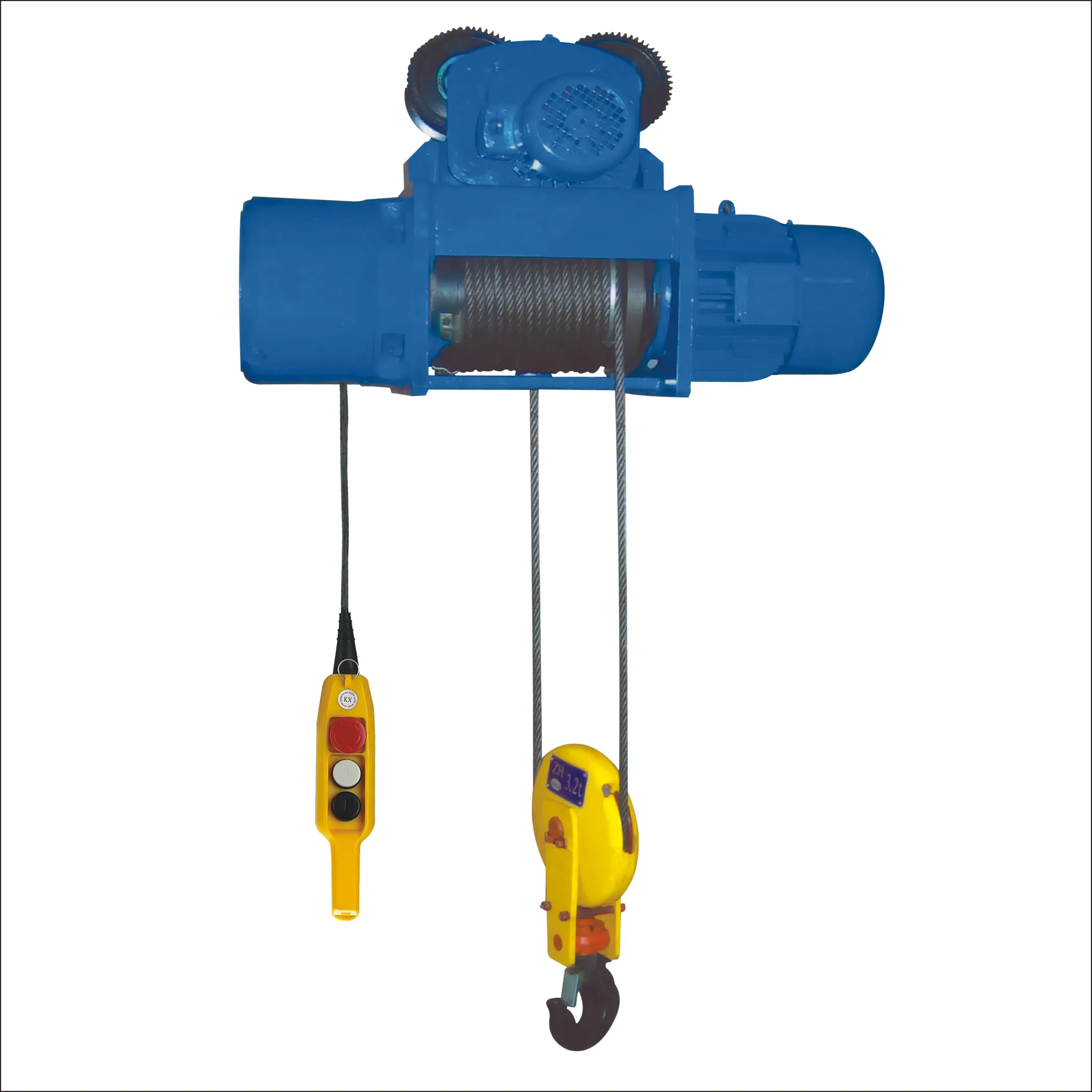 Heavy Duty Level 1 Ton 18m Electric Lift Hoist Rope Pulley Hoist