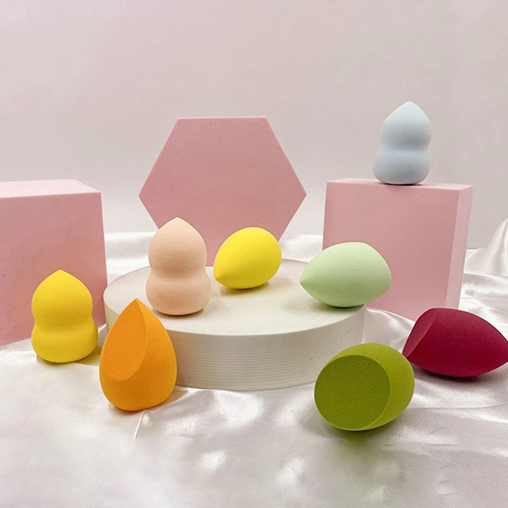 NO MOQ Multi-Color Makeup Sponge Wholesale Custom Logo Latex-Free Beauty Makeup Blender Foundation Sponge