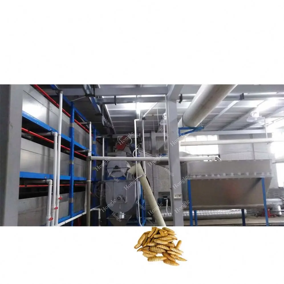 Professional Shredder Waste Food Oil Recycling Machine Larvae Farming Insect Black Soldier Fly Breeding Box