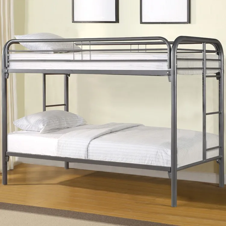 twin bunk bed deck metal bed for kids