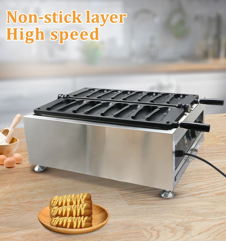 Waffle Maker Machine Commercial Square Egg Electric Snack Belgian Waffle Making Machine
