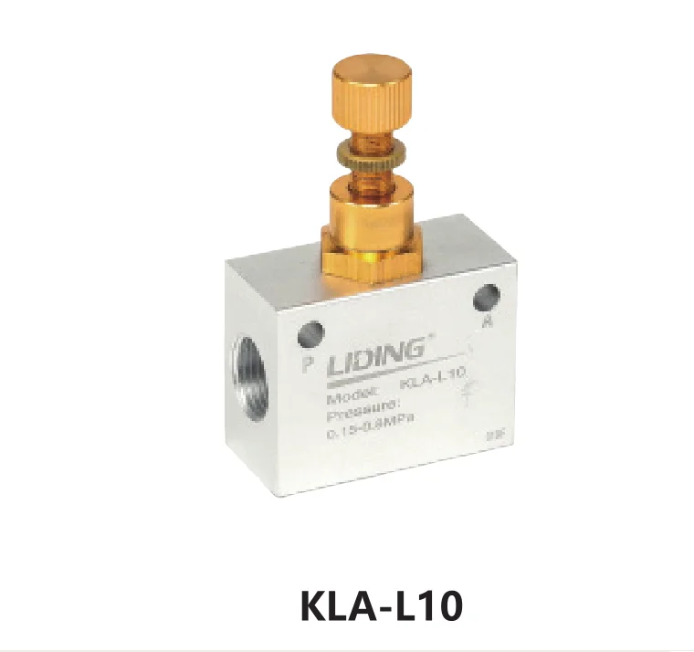 RE Series 1/4 One Way Flow Control Throttle Check Air Valve