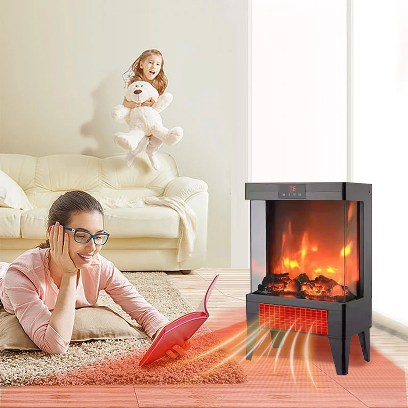 Heater Air Heater top Realistic Flame Stove heater Portable Freestanding Fireplace for Home