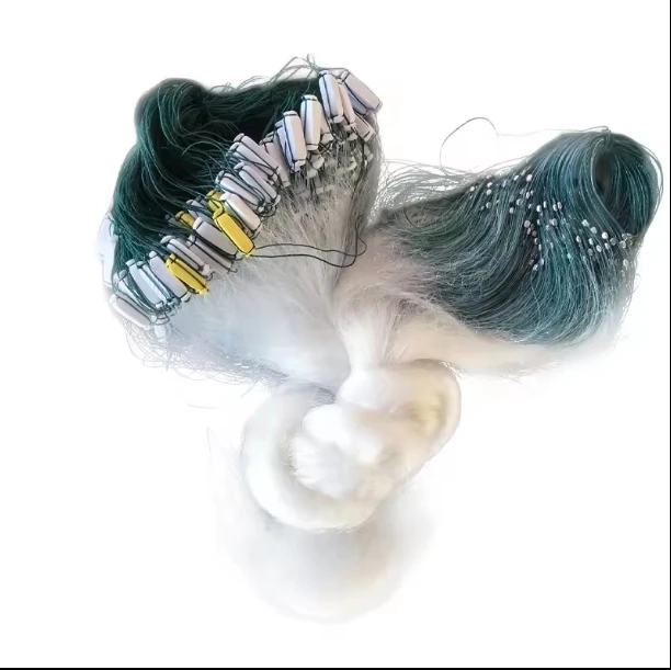 Изготовленная на заказ трехслойная Моноволокно Pesca Red Rede нейлоновая жабровая литая рыболовная сеть для Глубоководной Рыбалки