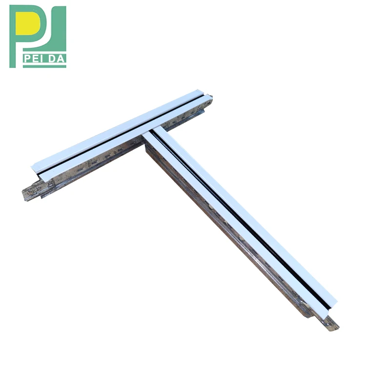 High Quality Flat Groove Ceiling T Grid Metal Frame Suspended Flat Ceiling T-Bar