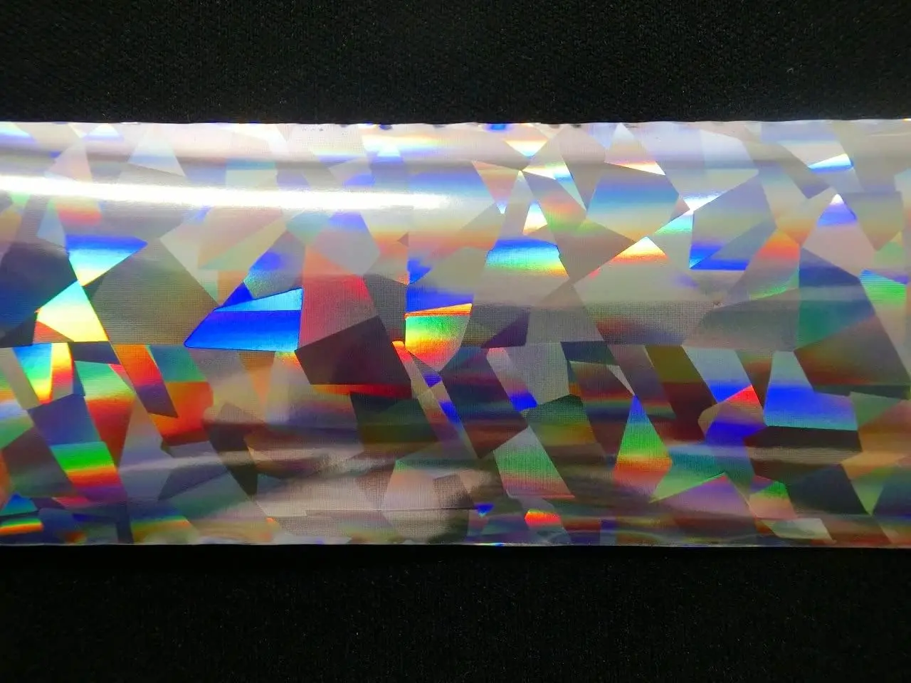 Mosaic silver shining gleam foil holographic film hot stamping foil for lures and metal jigs