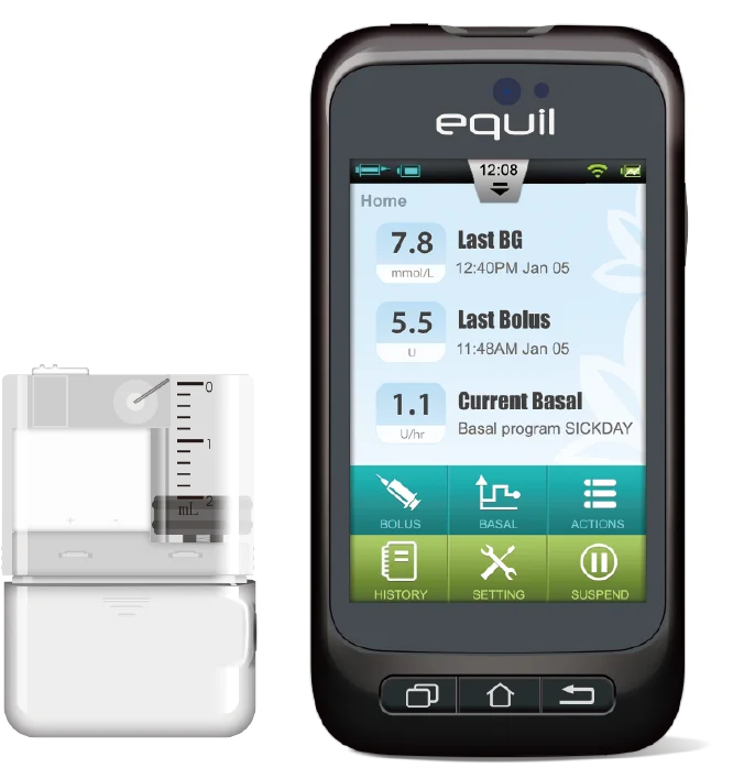 Microtech Equil инсулинотерапевтический патч-насос для диабета