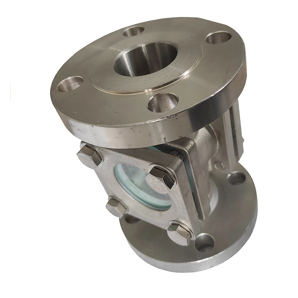 factory hot sale  Double Window ASME (Class 150/300/600#)  Visual Sight Flow Indicators for Water Systems