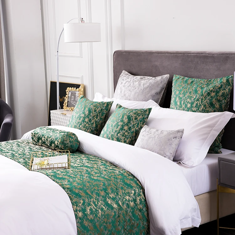 Star Hotels and Boutique Hotel Chain High End Linen Bed runner and Cushion Cover leading Supplier