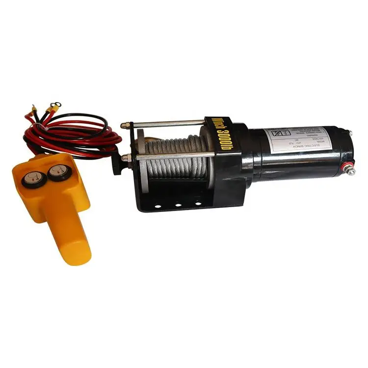 vehicle  electric winch 24v 3000lb for car